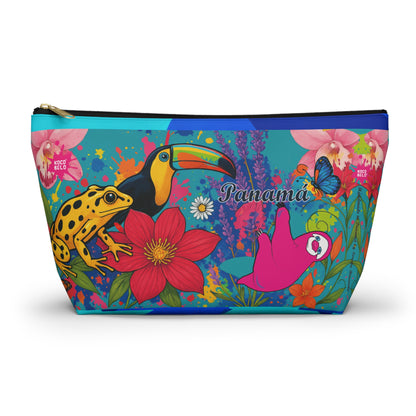 Vibrant SELVA Accessory Pouch — T‑Bottom Cosmetic Bag