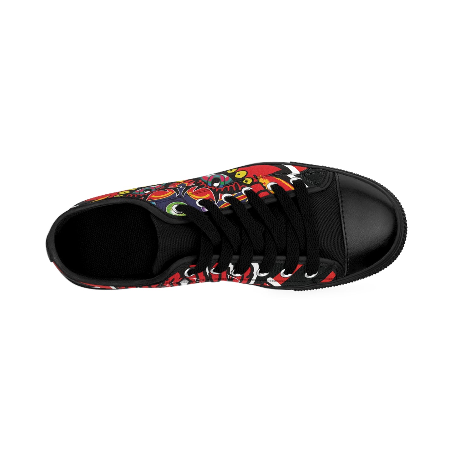 Vibrant Artistic Sneakers for Men, Funky Casual Footwear, Unique Gifts for Him, Colorful Street Style Shoes, Trendy Everyday Sneakers