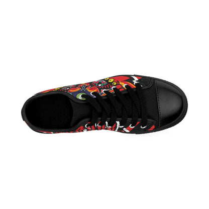 Vibrant Artistic Sneakers for Men, Funky Casual Footwear, Unique Gifts for Him, Colorful Street Style Shoes, Trendy Everyday Sneakers