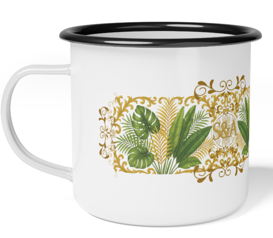 Taza Peltre Recuerdo "Love" Personalizada