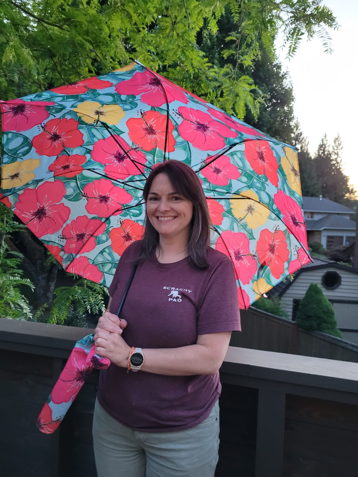 Papos Paraguas Plegable Semi-Automático