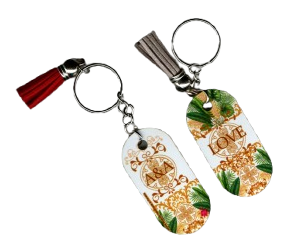 Llaveros Tropicales "Love"